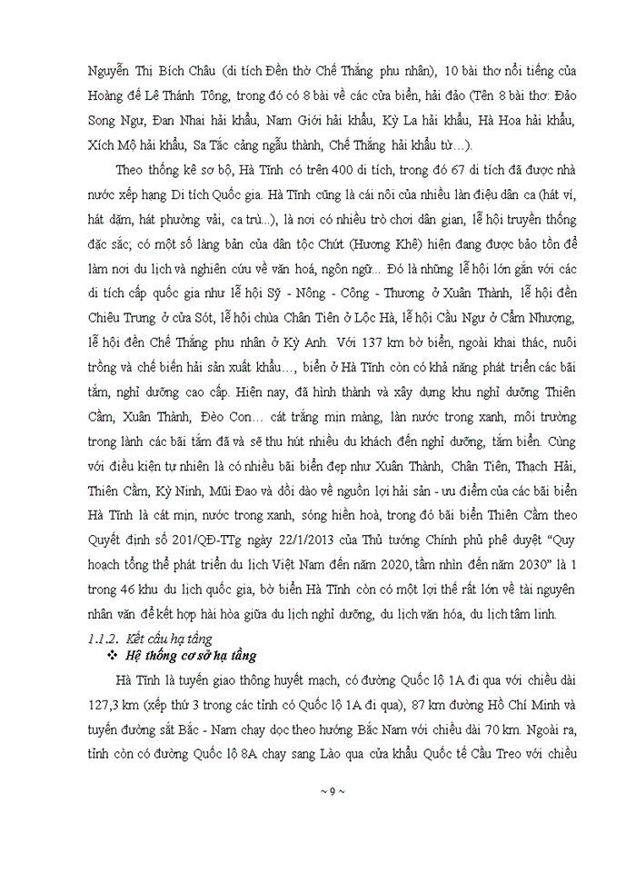 image for page ĐỊNH HƯỚNG VÀ GIẢI PHÁP ĐẦU TƯ PHÁT TRIỂN KINH TẾ TRÊN ĐỊA BÀN TỈNH HÀ TĨNH ĐẾN NĂM 2020