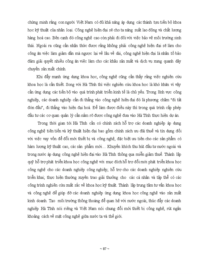 image for page ĐỊNH HƯỚNG VÀ GIẢI PHÁP ĐẦU TƯ PHÁT TRIỂN KINH TẾ TRÊN ĐỊA BÀN TỈNH HÀ TĨNH ĐẾN NĂM 2020