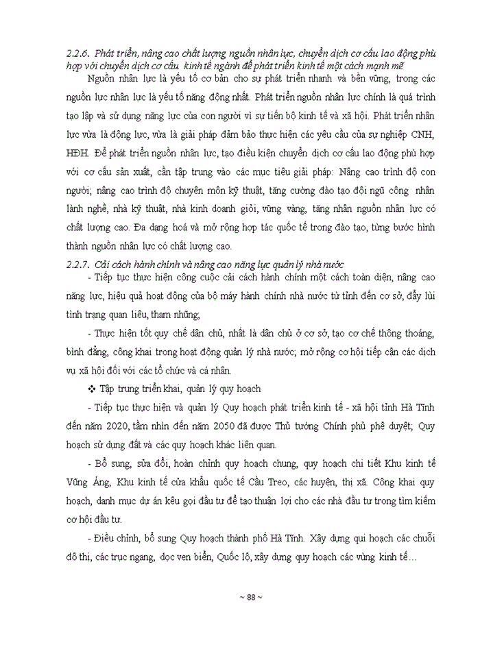 image for page ĐỊNH HƯỚNG VÀ GIẢI PHÁP ĐẦU TƯ PHÁT TRIỂN KINH TẾ TRÊN ĐỊA BÀN TỈNH HÀ TĨNH ĐẾN NĂM 2020