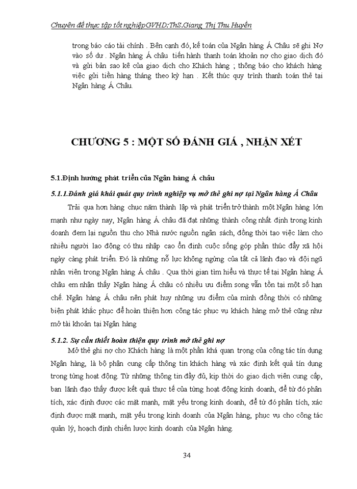 image for page PHÂN TÍCH QUY TRÌNH NGHIỆP VỤ MỞ THẺ GHI NỢ TẠI NGÂN HÀNG Á CHÂU