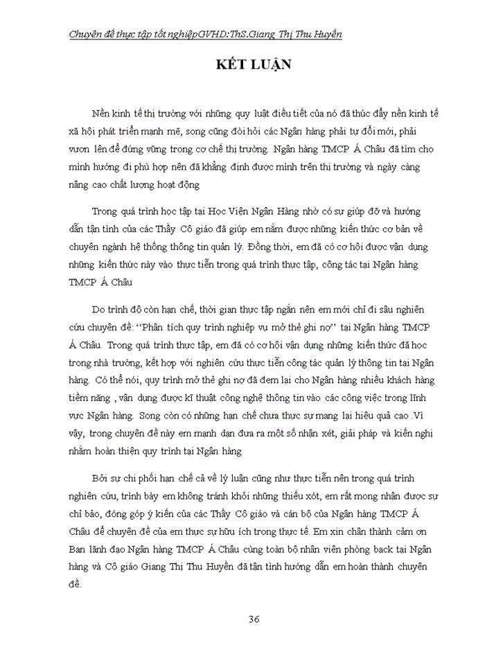 image for page PHÂN TÍCH QUY TRÌNH NGHIỆP VỤ MỞ THẺ GHI NỢ TẠI NGÂN HÀNG Á CHÂU