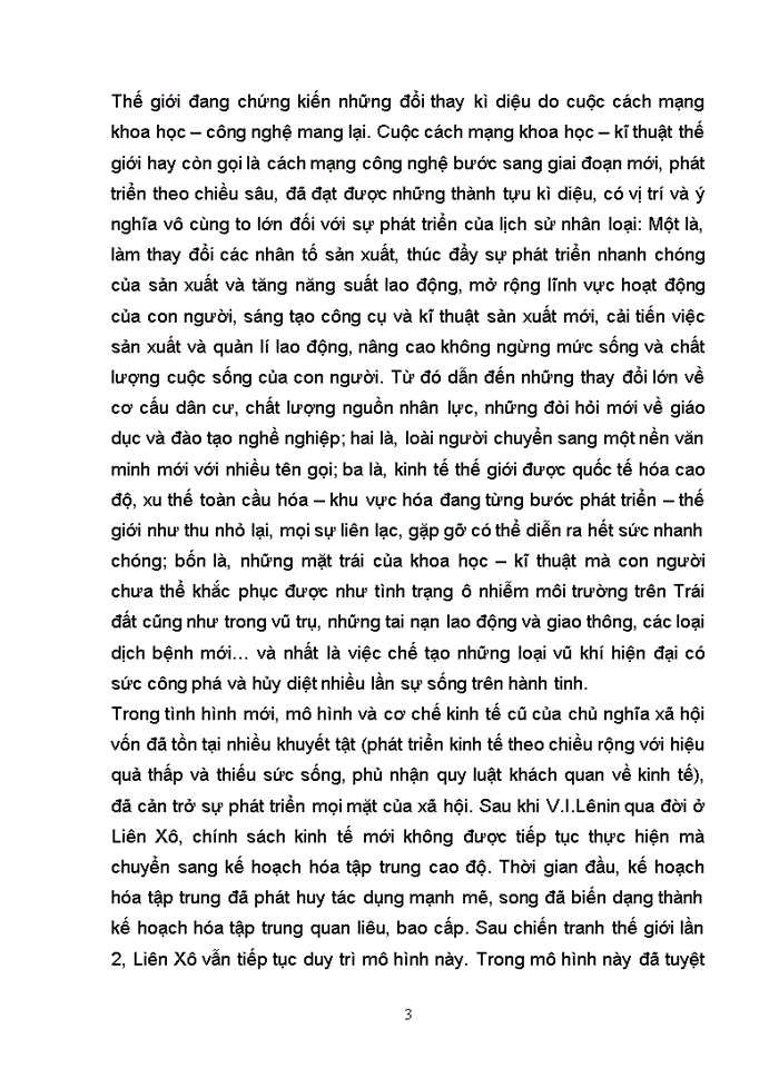 image for page Có nhiều người cho rằng chính thể chế chính trị xã hội chủ nghĩa là nguyên nhân sụp đổ của Liên Xô trong những năm 90 thế kỉ trước Tuy nhiên cùng là xã hội chủ nghĩa nhưng Trung Quốc hay Việt Nam vẫn đạt được nhiều thành tựu trong phát triển kinh tế Hãy giải thích lý do cho điều trên