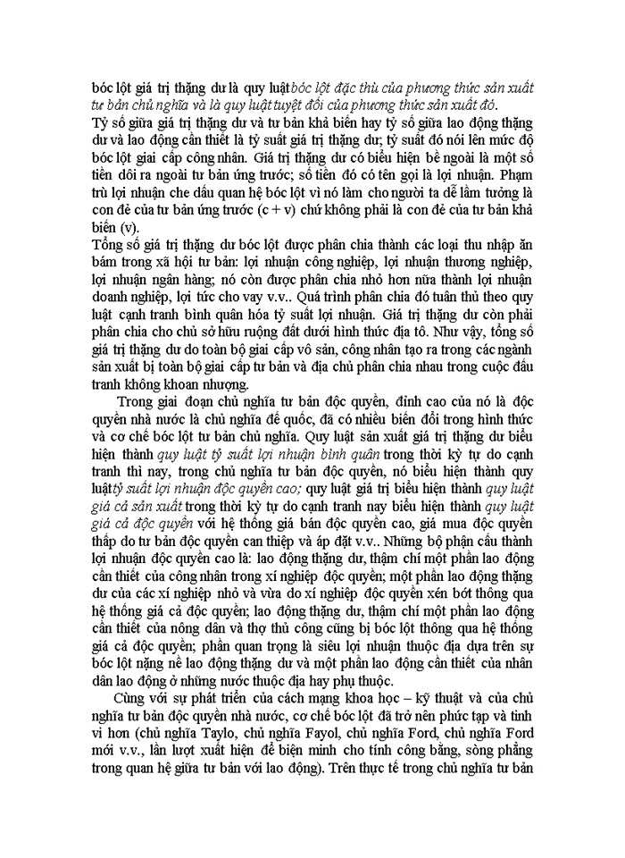 image for page Đóng góp của Mác trong việc phát hiện ra giá trị thặng dư