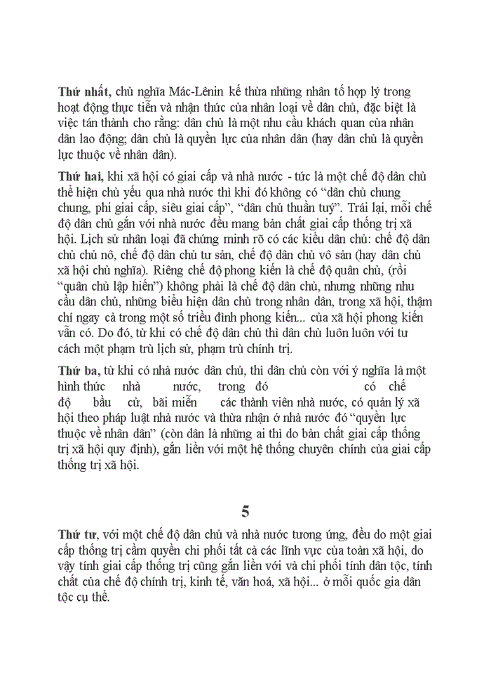 image for page Triết mác DÂN CHỦ VÀ NỀN DÂN CHỦ