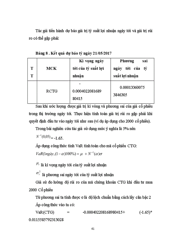 image for page Sử dụng mô hình ARCH-GARCH phân tích rủi ro cổ phiếu Ngân hàng Thương mại Cổ phần Công Thương Việt Nam