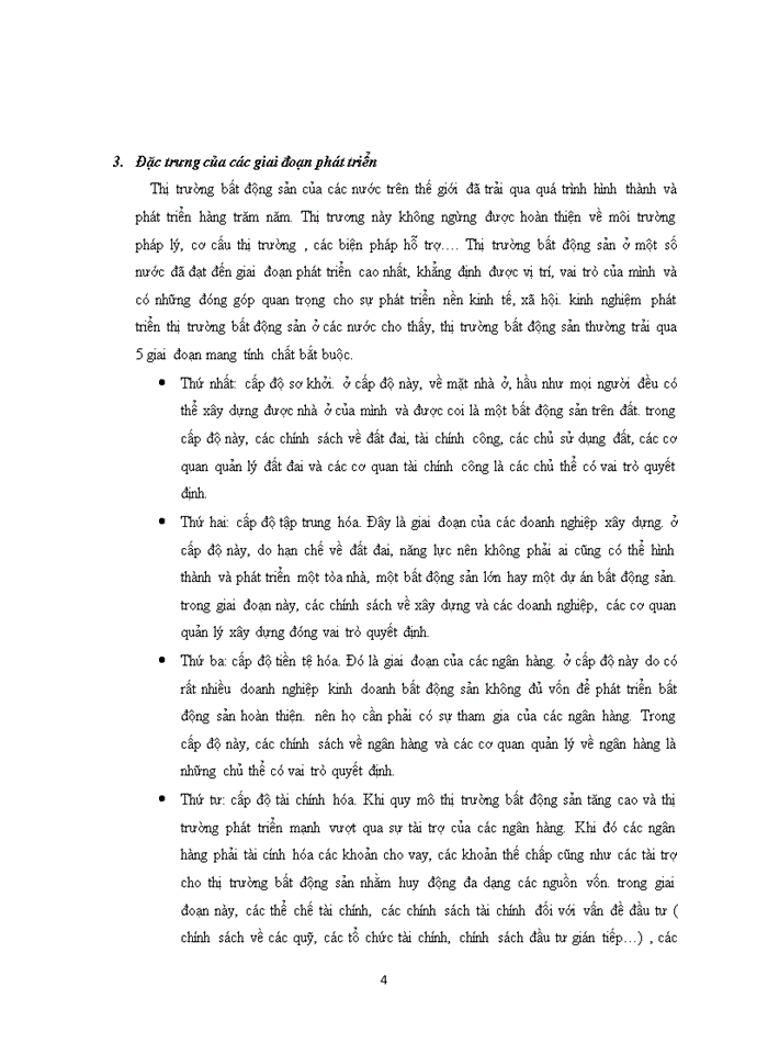 image for page Lý luận chung về thị trường bất động sản và đặc trưng các giai đoạn phát triển