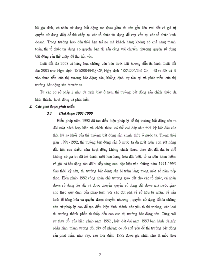 image for page Lý luận chung về thị trường bất động sản và đặc trưng các giai đoạn phát triển