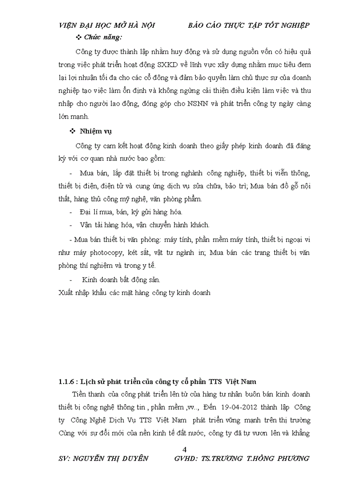image for page Kế toán bán hàng và xác định kết quảbán hàng tại công ty cổ phần công nghệ tts việt nam