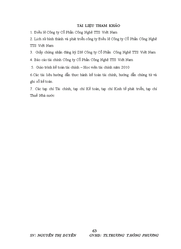 image for page Kế toán bán hàng và xác định kết quảbán hàng tại công ty cổ phần công nghệ tts việt nam