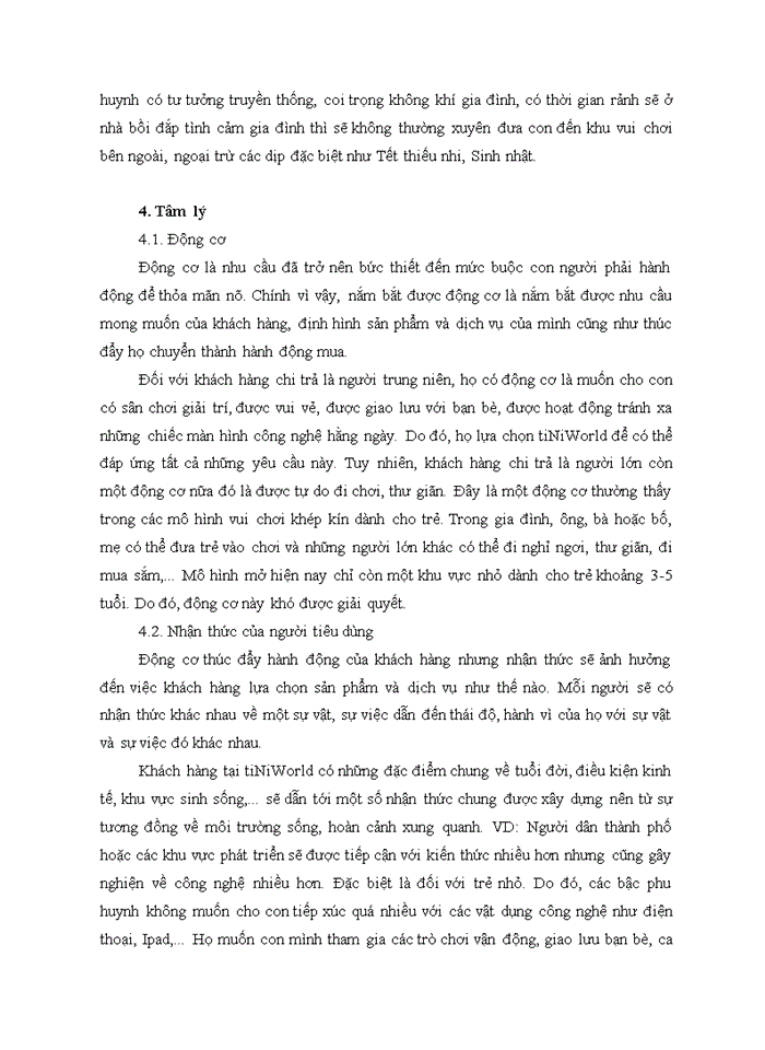 image for page Phân tích các yêu tố ảnh hưởng đến lựa chọn dịch vụ vui chơi giáo trí trẻ em tại tiNiWorld của các bậc phụ huynh