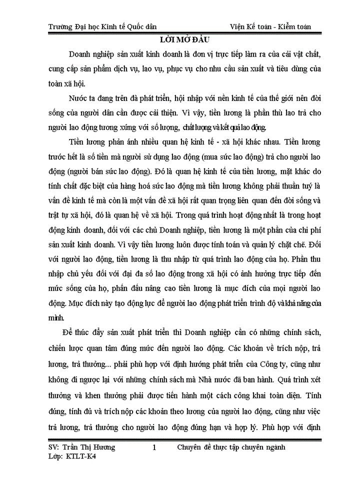 image for page Hoàn thiện kế toán tiền lương và các khoản trích theo lương tại Công ty Trách nhiệm hữu hạn Thương mại và xây dựng Tiến Trường