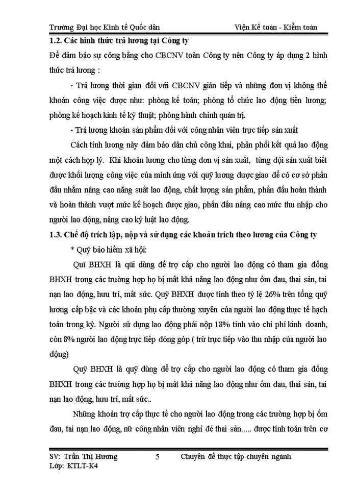 image for page Hoàn thiện kế toán tiền lương và các khoản trích theo lương tại Công ty Trách nhiệm hữu hạn Thương mại và xây dựng Tiến Trường