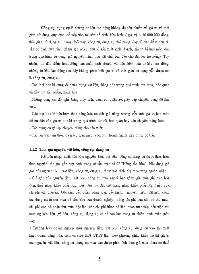 image for page Kế toán nguyên vật liệu công cụ dụng cụ trong doanh nghiệp sản xuất