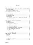 PHÂN TÍCH NGÀNH KHÁCH HÀNG VÀ ĐỐI THỦ CẠNH TRANH