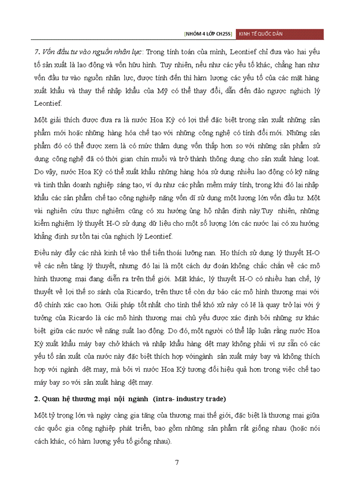 image for page LÝ THUYẾT HECKSCHER - OHLIN VỀ THƯƠNG MẠI QUỐC TẾ VÀ THỰC TIỄN TẠI VIỆT NAM TRONG HỘI NHẬP KINH TẾ QUỐC TẾ