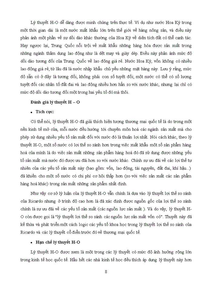 image for page Lý thuyết về lợi thế so sánh của DAVID RICARDO