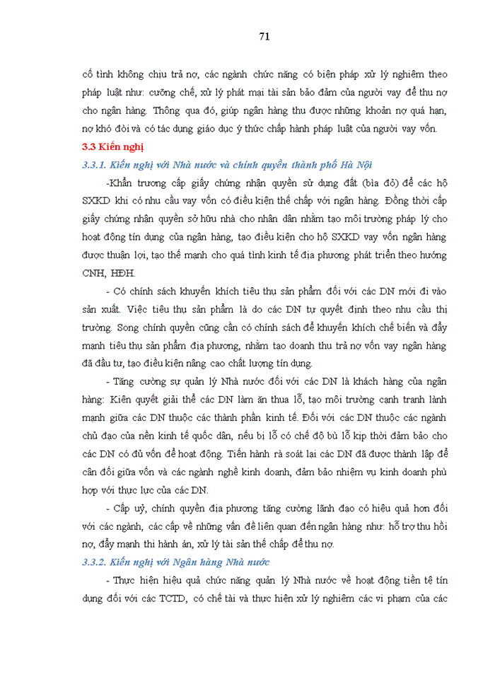 image for page Nâng cao chất lượng tín dụng đối với khách hàng doanh nghiệp tại ngân hàng Thương mại Cổ phần đầu tư và phát triển việt nam chi nhánh hà tây