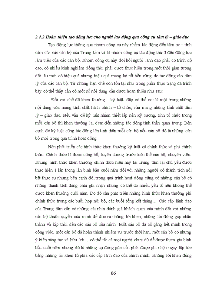 image for page Tạo động lực cho người lao động tại Trung tâm kiểm định chất lượng xây dựng Thanh Hóa thuộc Sở xây dựng Tỉnh Thanh Hóa