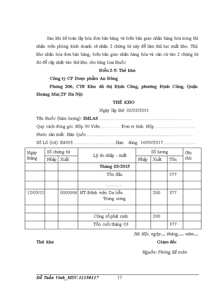 image for page Hoàn thiện kế toán doanh thu và thu nhập tại Công ty CP Dược phẩm An Đông