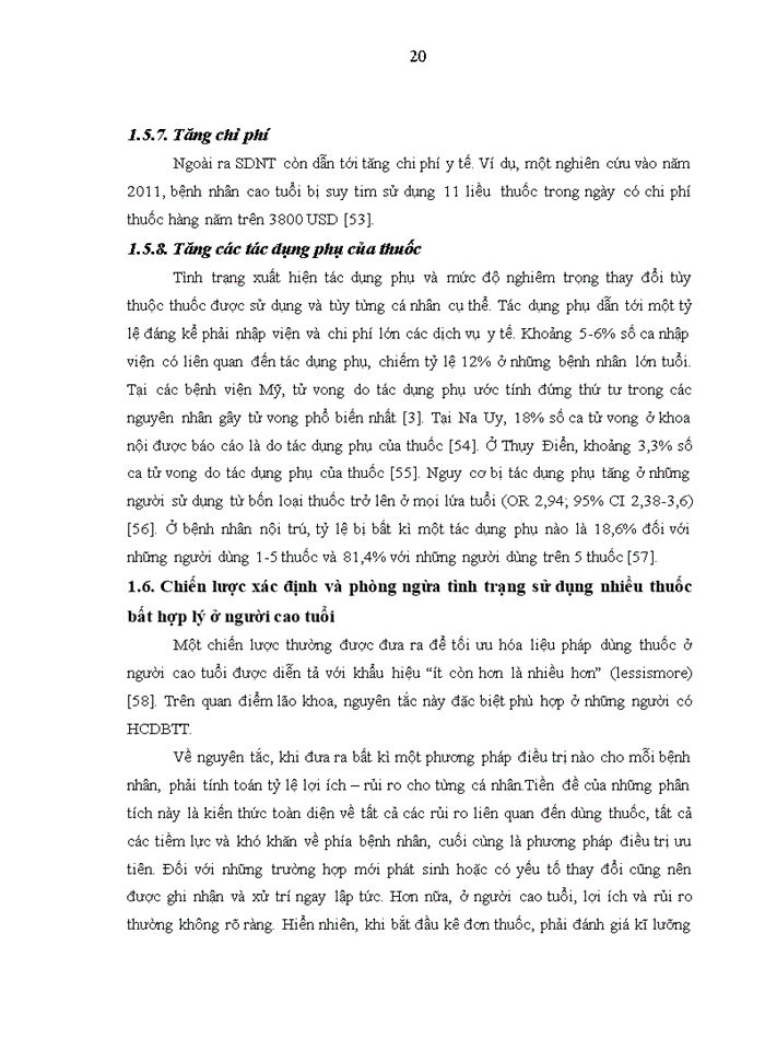 image for page Tình hình sử dụng nhiều thuốc ở bệnh nhân điều trị ngoại trú tại Bệnh viện lão khoa Trung ương