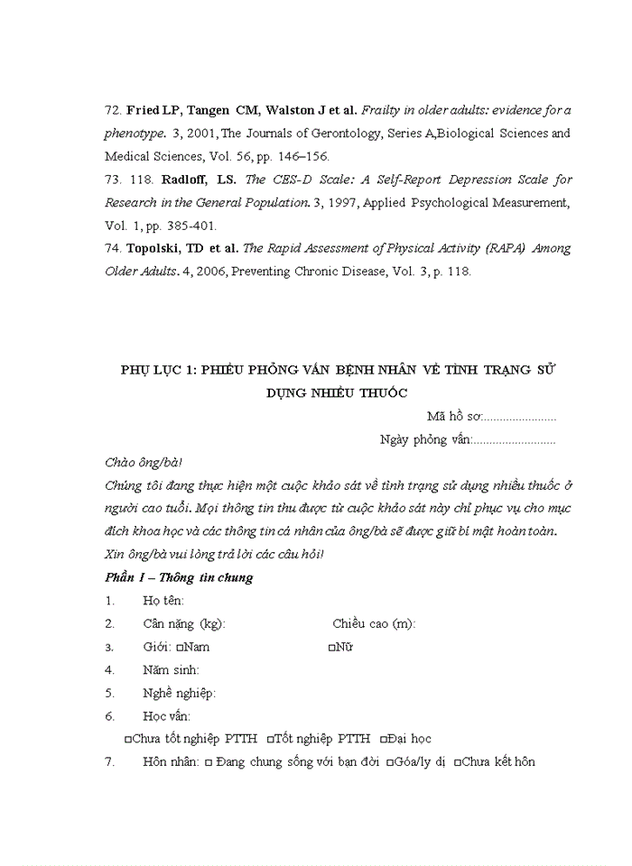 image for page Tình hình sử dụng nhiều thuốc ở bệnh nhân điều trị ngoại trú tại Bệnh viện lão khoa Trung ương