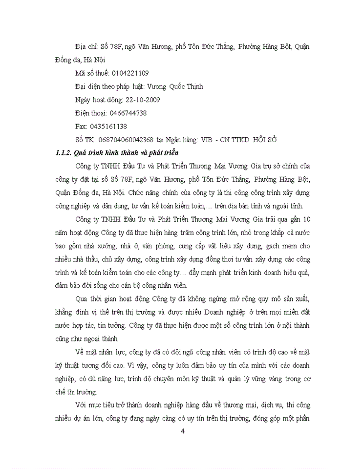 image for page Đặc điểm tổ chức kiểm toán của Công ty Trách nhiệm hữu hạn Đầu Tư và Phát Triển Thương Mại Vương Gia