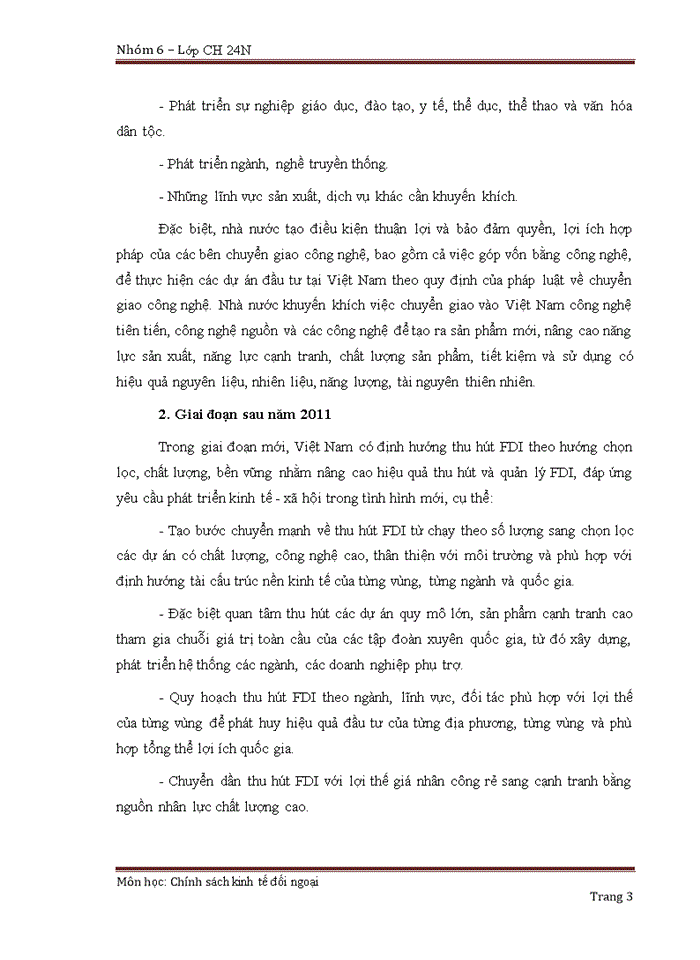 image for page Nâng cao chất lượng nguồn nhân lực một biện pháp quan trọng để cải thiện môi trường thu hút FDI tại Việt Nam