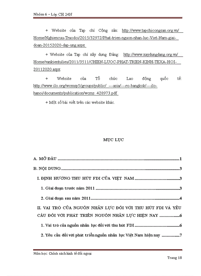 image for page Nâng cao chất lượng nguồn nhân lực một biện pháp quan trọng để cải thiện môi trường thu hút FDI tại Việt Nam