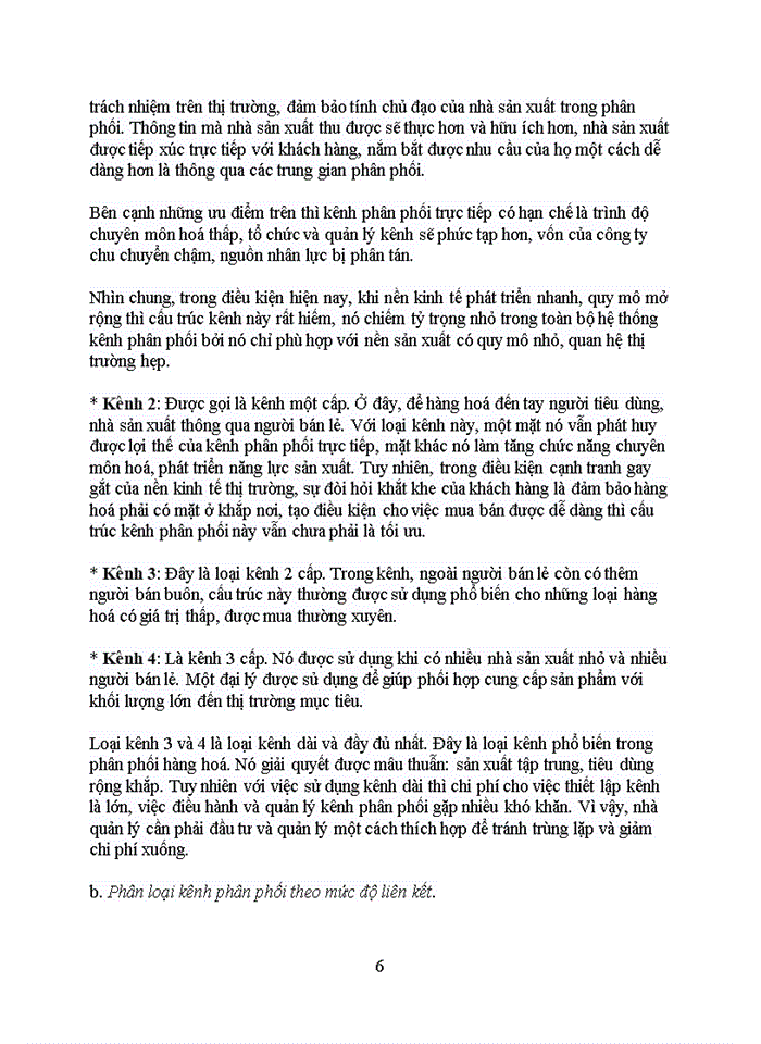image for page Cơ sở lý luận về quản lý kênh phân phối của doanh nghiệp