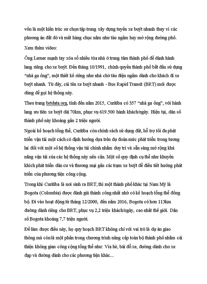 image for page Thách thức lớn nhất của xe buýt nhanh là đường dành riêng