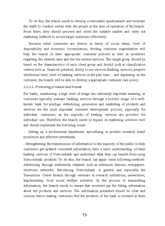 image for page Tiếng anh Expanding Consumer Lending at Joint Stock Commercial Bank for Foreign Trade Of Vietnam - Transaction Center Branch