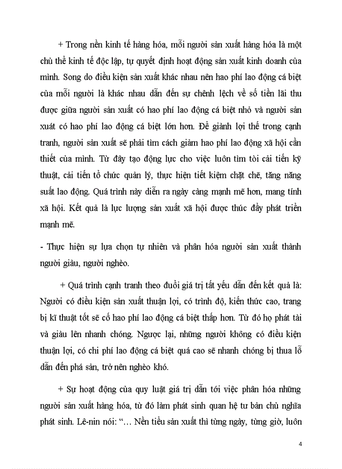 image for page Triết mác Yêu cầu phương thức hoạt động tác dụng của quy luật giá trị trong sản xuất hàng hóa