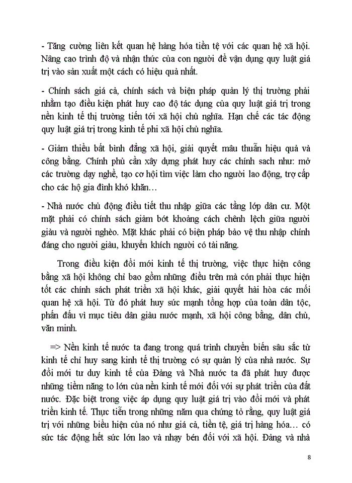 image for page Triết mác Yêu cầu phương thức hoạt động tác dụng của quy luật giá trị trong sản xuất hàng hóa