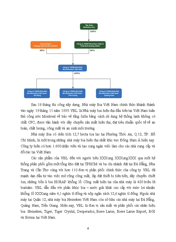 TỔNG QUAN VỀ CÔNG TY NHÀ MÁY BIA VIỆT NAM