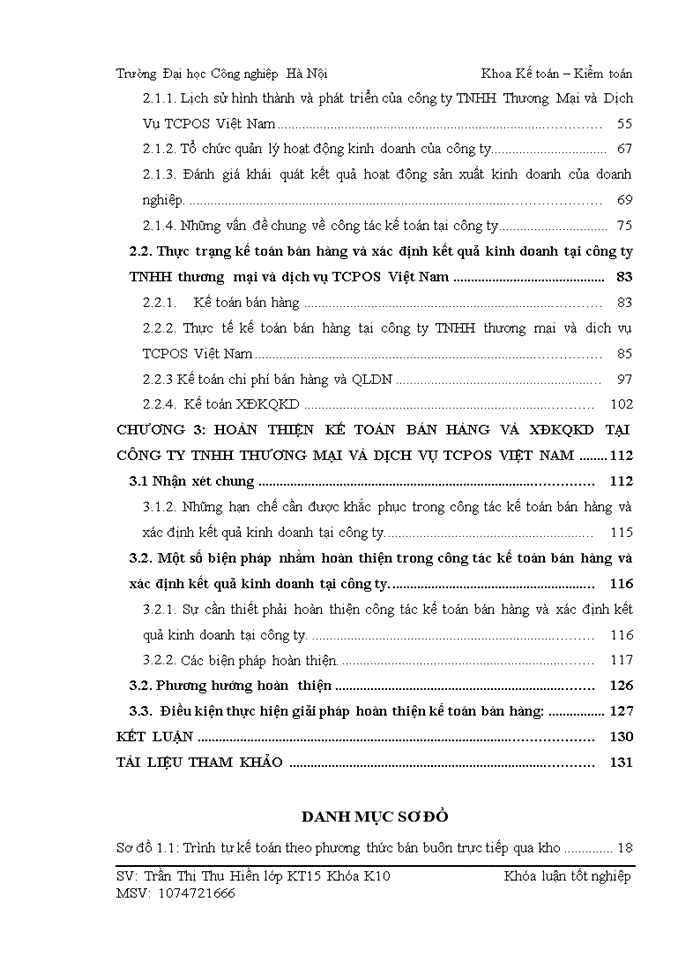 image for page Hoàn thiện kế toán bán hàng và xác định kết quả kinh doanh tại công ty Trách nhiệm hữu hạn Thương mại và Dịch vụ TCPOS Việt Nam