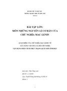 Triết mác QUAN ĐIỂM CỦA CHỦ NGHĨA MAC-LENIN VỀXÂY DỰNG VĂN HÓA XÃ HỘI CHỦ NGHĨa VẬN DỤNG PHÂN TÍCH THỰC TRẠNG QUẤY RỐI TÌNH DỤC