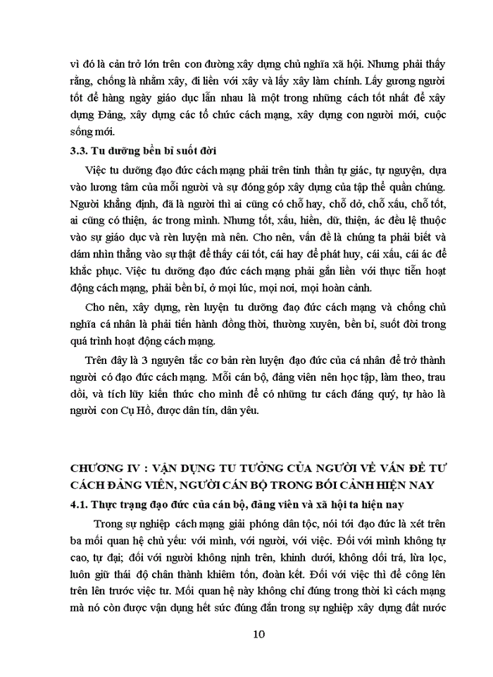 image for page Tìm hiểu tư tưởng Hồ Chí Minh về vấn đề tư cách đảng viên và vấn đề người cán bộ Vận dụng tư tưởng của Người về vấn đề này trong bối cảnh hiện nay