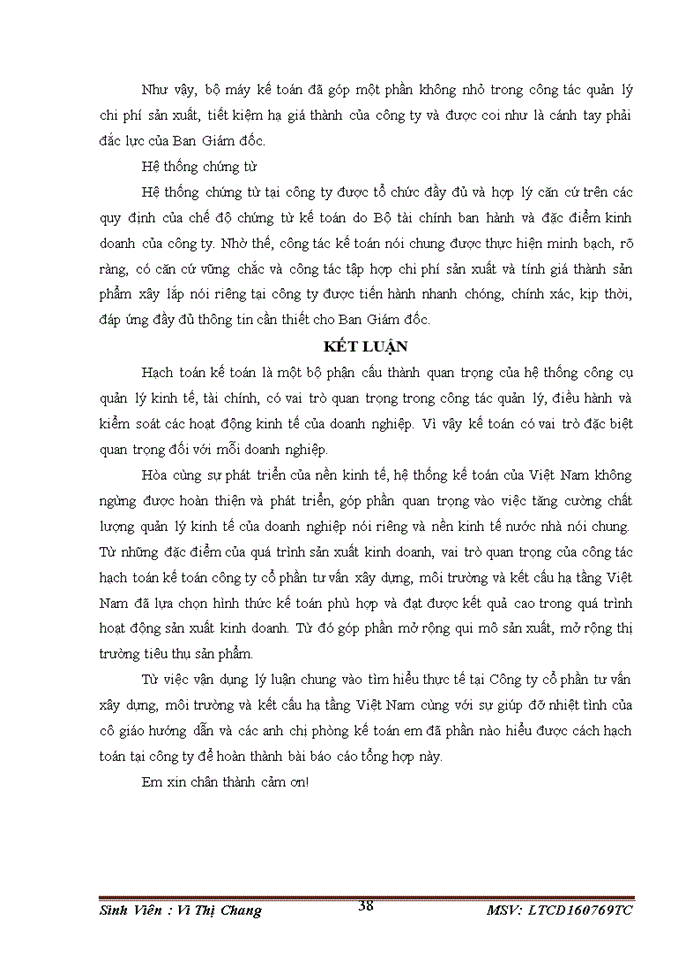 image for page Báo cáo tổng hợp về công tác kế toán tại Công ty cổ phần đầu tư vấn xây dựng môi trường và hạ tầng kỹ thuật Việt Nam