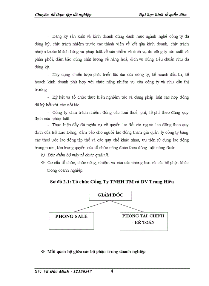 image for page Hoàn thiện kế toán bán hàng và xác định kết quả kinh doanh tại Công ty Trách nhiệm hữu hạn thương mại và dịch vụ Trung Hiếu