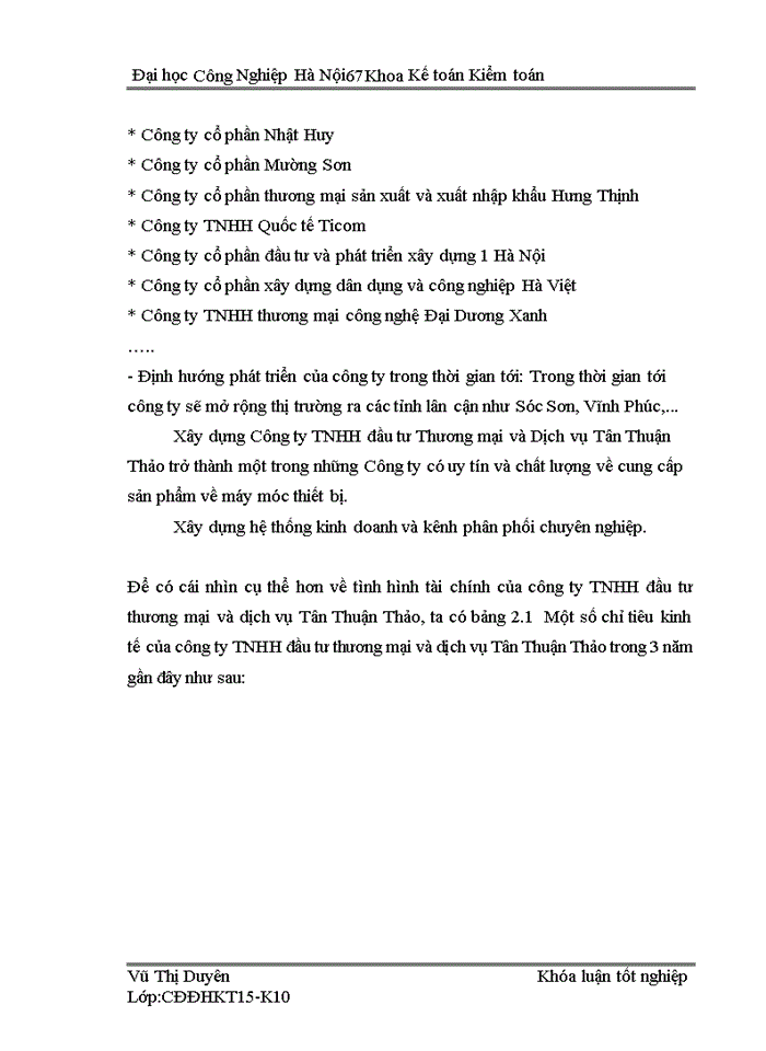 image for page Hoàn thiện công tác kế toán bán hàng và xác định kết quả kinh doanh tại Công ty Trách nhiệm hữu hạn Đầu tư thương mại và dịch vụ Tân Thuận Thảo