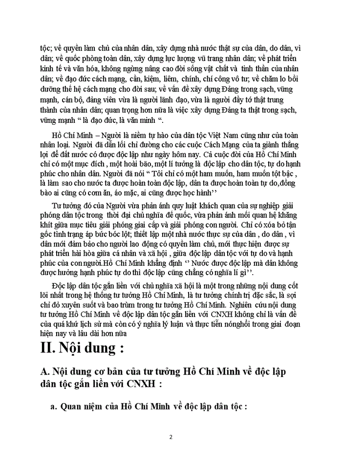 image for page Tư tưởng Phân tích luận điểm của Hồ Chí Minh Nước độc lập mà người dân không được hưởng tự do hạnh phúc thì độc lập không có ý nghĩa Làm rõ ý nghĩa của luận điểm với sự nghiệp đổi mới ở Việt Nam hiện nay