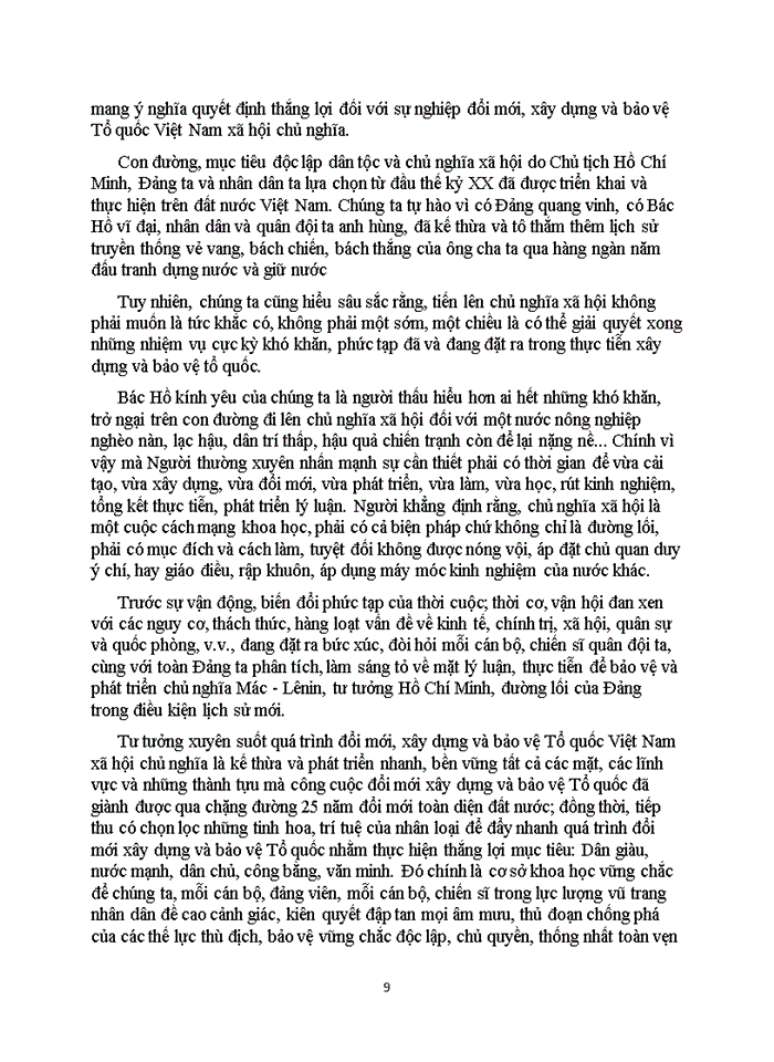 image for page Tư tưởng Phân tích luận điểm của Hồ Chí Minh Nước độc lập mà người dân không được hưởng tự do hạnh phúc thì độc lập không có ý nghĩa Làm rõ ý nghĩa của luận điểm với sự nghiệp đổi mới ở Việt Nam hiện nay