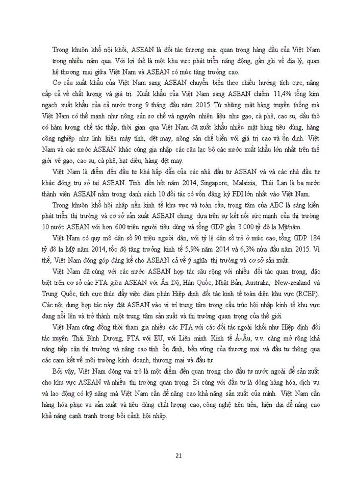 image for page Cộng đồng kinh tế khu vực Đông Nam Á AEC cơ hội và thách thức với nền kinh tế Việt Nam