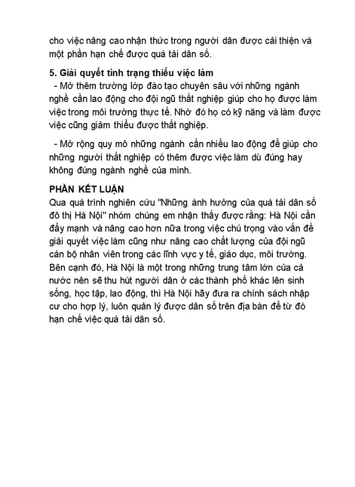 image for page THỰC TRẠNG VÀ NHỮNG ẢNH HƯỞNG CỦA QUÁ TẢI DÂN SỐ ĐÔ THỊ HÀ NỘI