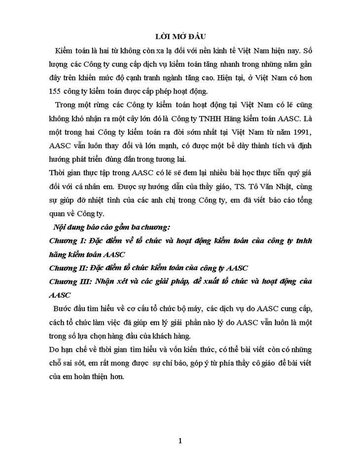 image for page Báo cáo Công ty Trách nhiệm hữu hạn Hãng Kiểm toán AASC