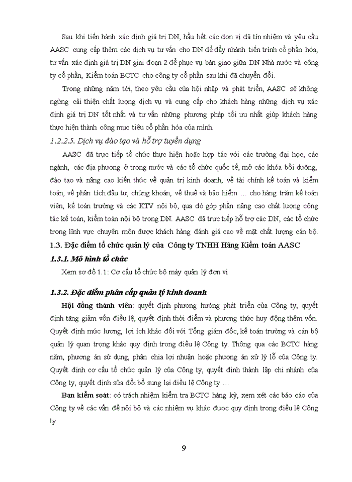 image for page Báo cáo Công ty Trách nhiệm hữu hạn Hãng Kiểm toán AASC