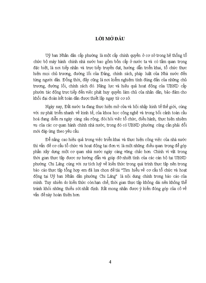image for page Tìm hiểu về cơ cấu tổ chức và tình hình hoạt động tại Ủy ban Nhân dân phường Chi Lăng