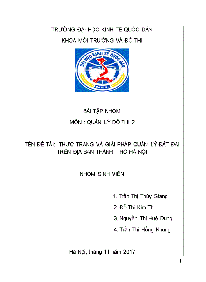 image for page THỰC TRẠNG VÀ GIẢI PHÁP QUẢN LÝ ĐẤT ĐAI TRÊN ĐỊA BÀN THÀNH PHỐ HÀ NỘI