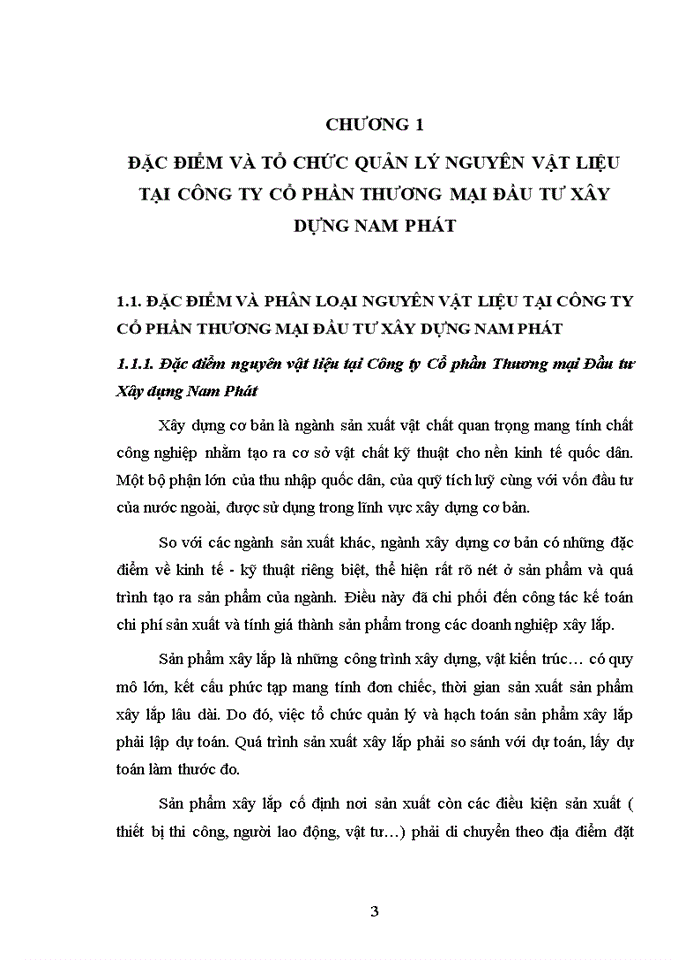 image for page Hoàn thiện kế toán nguyên vật liệu tại công ty cổ phần thương mại đầu tư xây dựng nam phát