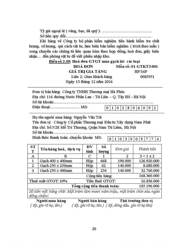 image for page Hoàn thiện kế toán nguyên vật liệu tại công ty cổ phần thương mại đầu tư xây dựng nam phát